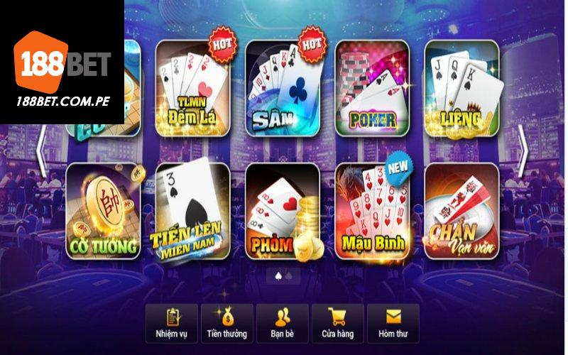 Tổng quan về game bài 188bet